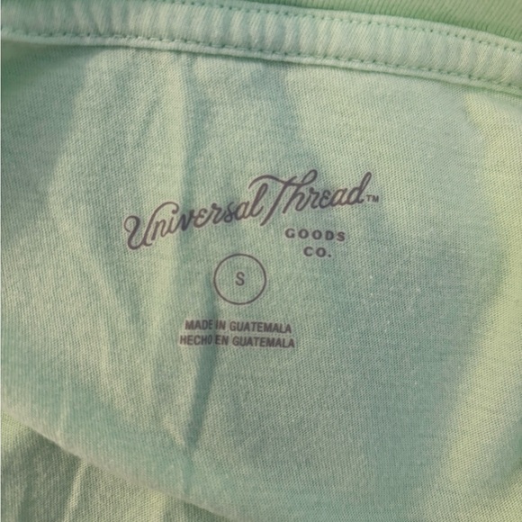 Universal Thread Women’s Light Green Tee size Small - Picture 4 of 6